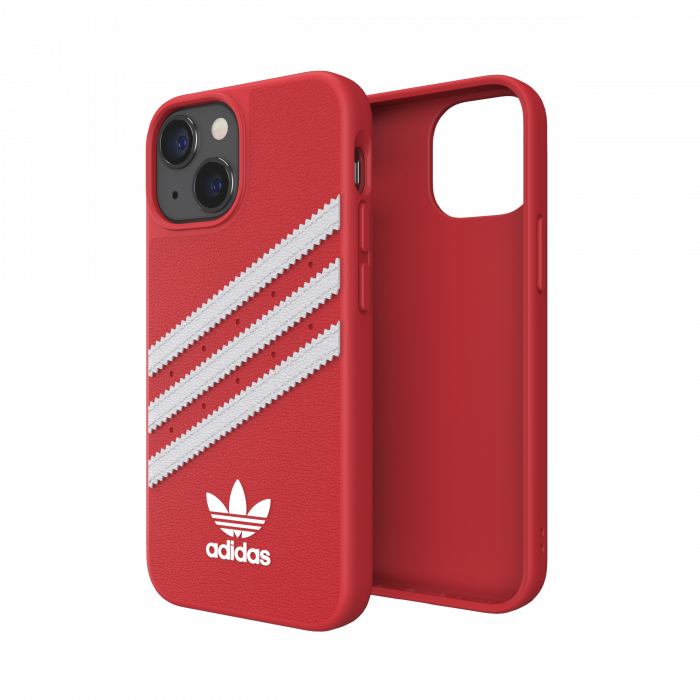 Adidas 3-Stripes Snap Case for iPhone 13 Mini (Scarlet)