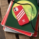 Adidas 3-Stripes Snap Case for iPhone 13 Mini (Scarlet)