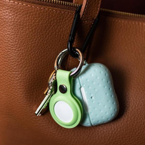 Grip2u Silicone Case with key ring for AirTag 4 Pack