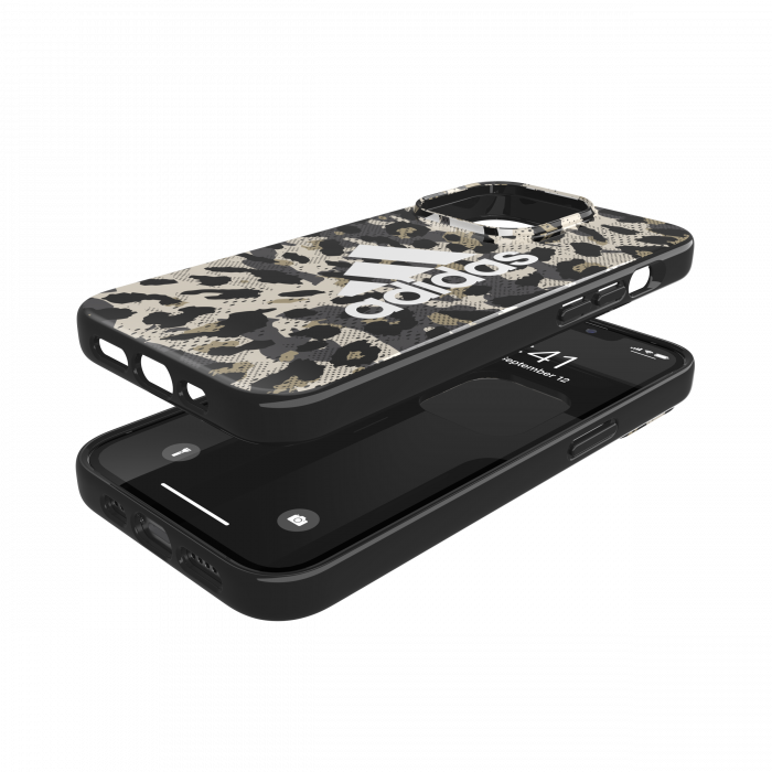 Adidas Graphic Snap Case for iPhone 13 Pro (Leopard Beige)