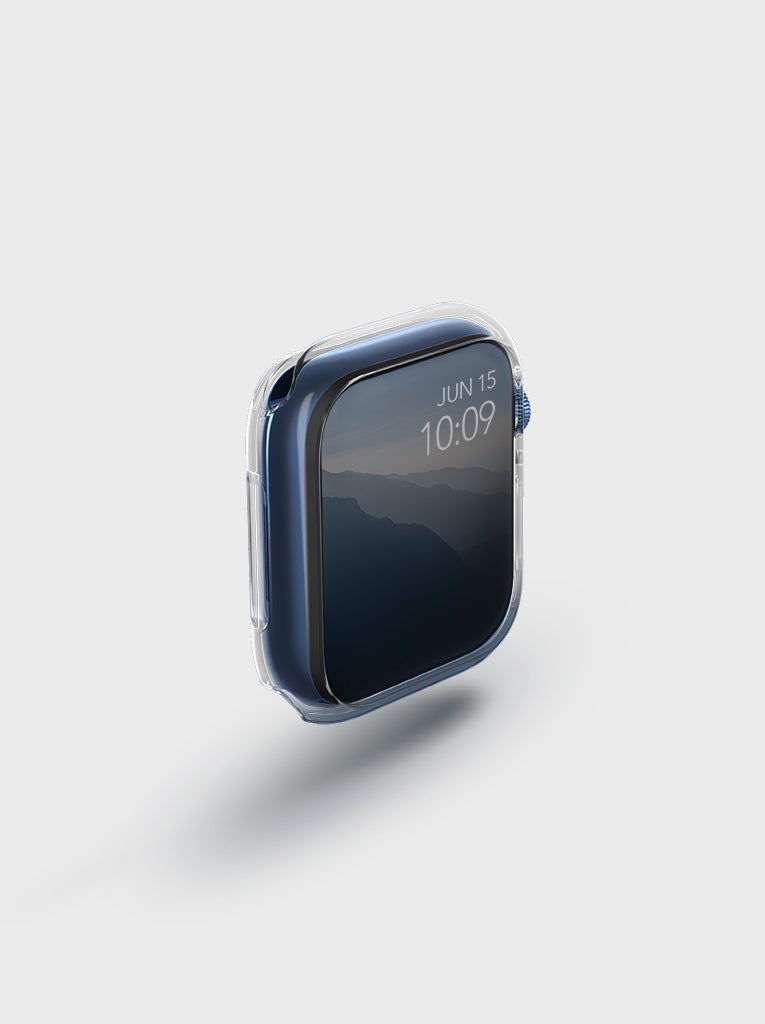 UNIQ Glase Apple Watch Case Dual Pack 41mm (Clear/Smoke)
