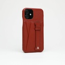 Affluent Leather Card Holder Case for iPhone 13 Pro (Epsom Navy)