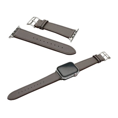 Affluent Leather Apple Watch Band 38/40/41mm (Epsom Grey)