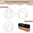 Elviros Professional Photo Lighting Studio Shooting Tent Box Kit 40 x 40CM