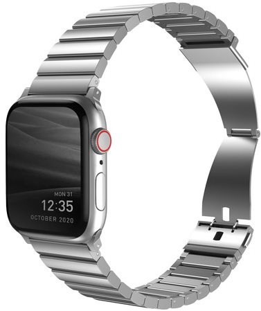 UNIQ Strova Apple Watch Steel Link Band 44/42mm (Silver)