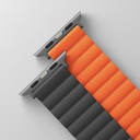 Uniq Revix Reversible Magnetic for Apple Watch Strap 42/44/45mm Charcoal (Grey/Orange)