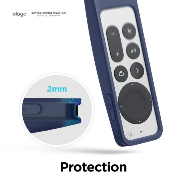 Elago Apple TV Siri Remote R5 2021 Case (Jean Indigo