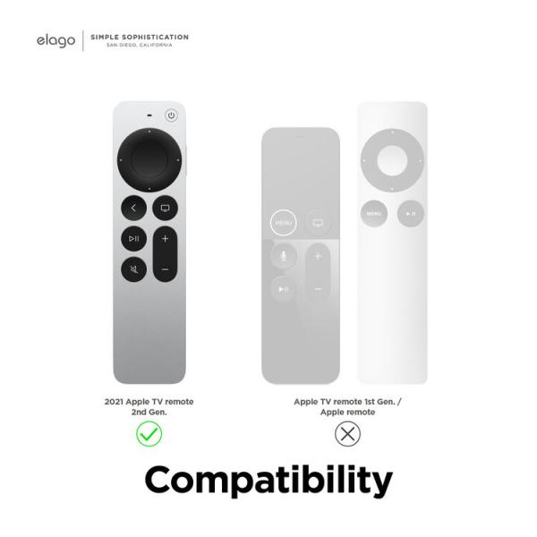 Elago Apple TV Siri Remote R5 2021 Case (Jean Indigo