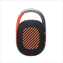 JBL Clip 4 Portable Wireless Speaker (Black&amp;Orange)
