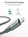 UGREEN Type C-Lightning Cable 1m (Midnight Green)