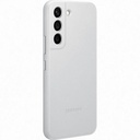 Samsung Galaxy S22 Leather Cover (Light Gray)