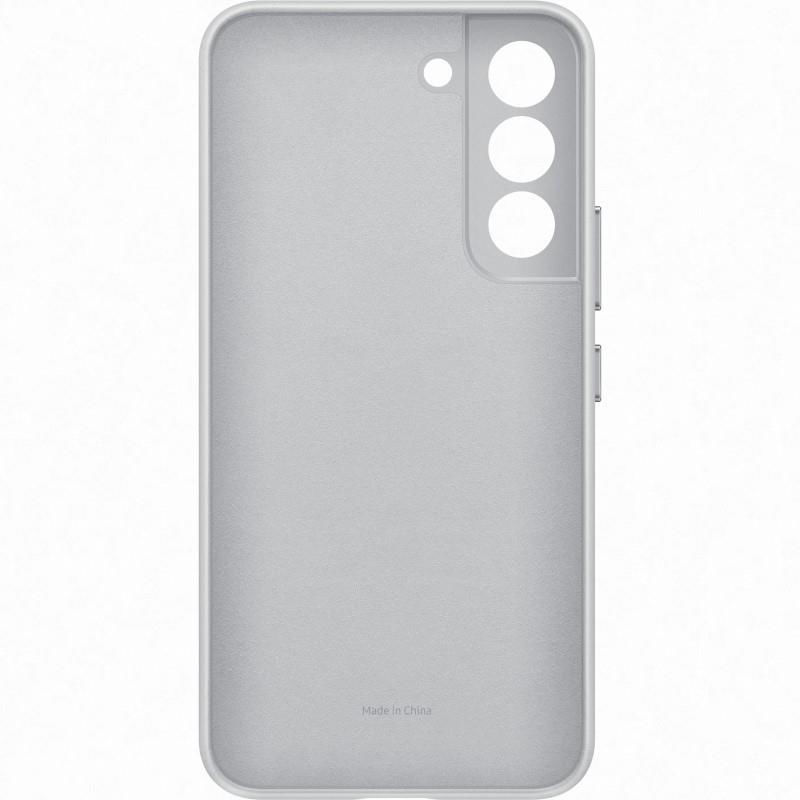Samsung Galaxy S22 Leather Cover (Light Gray)