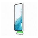 Samsung Galaxy S22+ Silicone Cover with Strap (White)