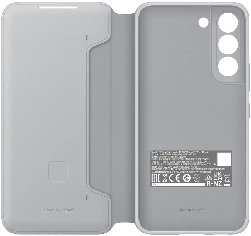Samsung Galaxy S22+ Smart LED View Cover (Light Gray)