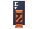 Samsung Galaxy S22 Ultra Silicone Cover with Strap (Navy)