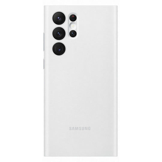 Samsung Galaxy S22 Ultra Smart Clear View Cover (White)