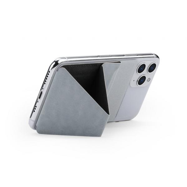 MOFT X Phone Stand With Card Holder (Light Gray)