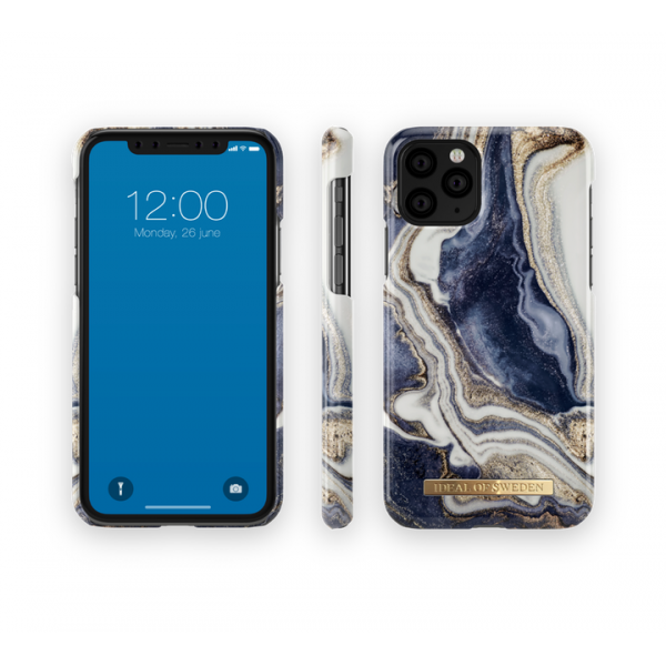 Ideal of Sweden for iPhone 11 Pro (Golden Indigo Marble)