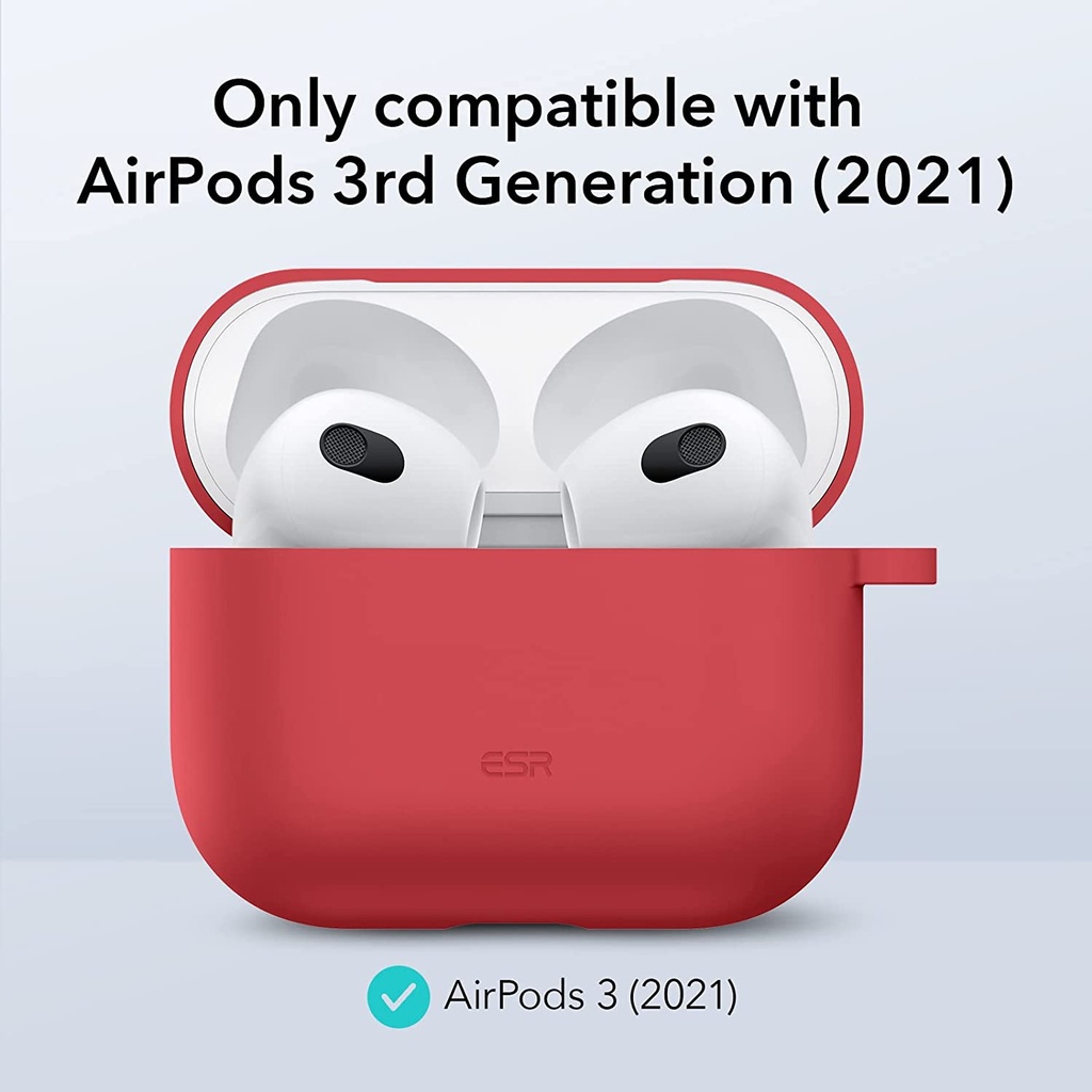 ESR Bounce Carrying Cover for AirPods 3 (Red)