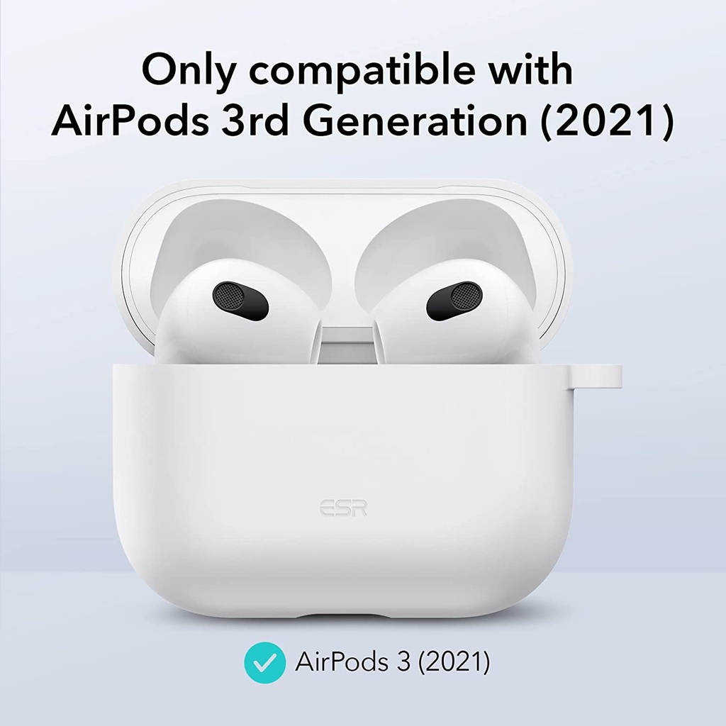 ESR Bounce Carrying Cover for AirPods 3 (White)