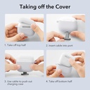 ESR Bounce Carrying Cover for AirPods 3 (White)