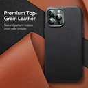 ESR Metro Leather with HaloLock Cover for iPhone 13 Pro (Black)