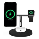 Belkin Boostcharge PRO MagSafe 3 in 1 with 15W Wireless Charger (Black)