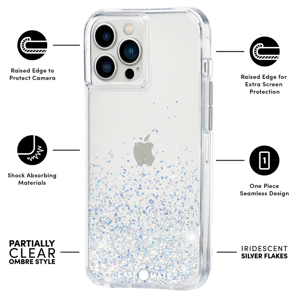 Case-Mate Twinkle Ombre for iPhone 13 Pro (Stardust)