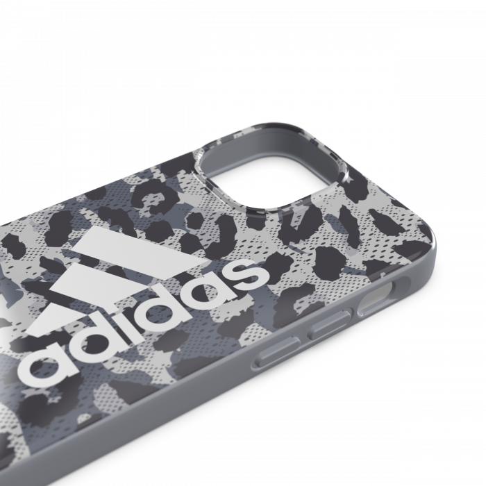 Adidas Graphic Snap Case for iPhone 13 Mini (Leopard Grey)