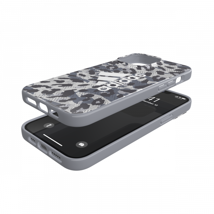 Adidas Graphic Snap Case for iPhone 13 Pro Max (Leopard Grey)