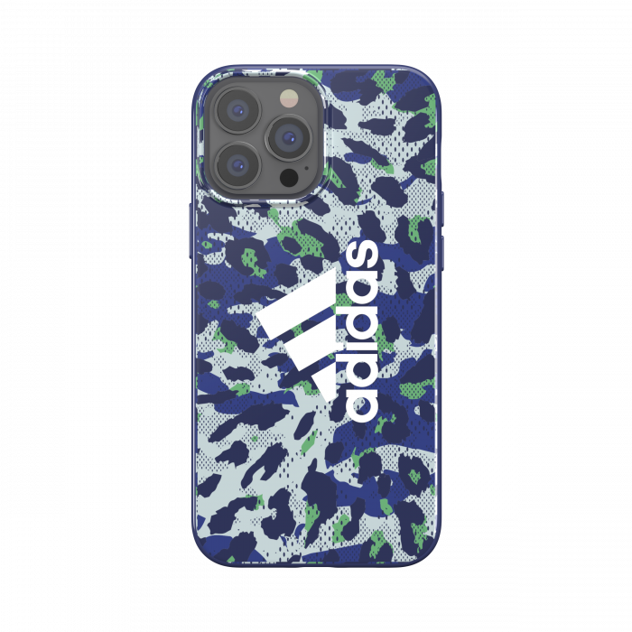 Adidas Graphic Snap Case for iPhone 13 Pro Max (Leopard BoldBlue/Mint)