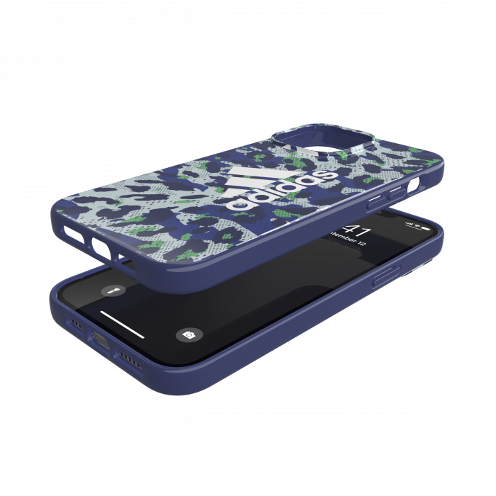 Adidas Graphic Snap Case for iPhone 13 Pro Max (Leopard BoldBlue/Mint)