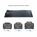 Powerology 120W Universal Folding Solar Panel (Black)
