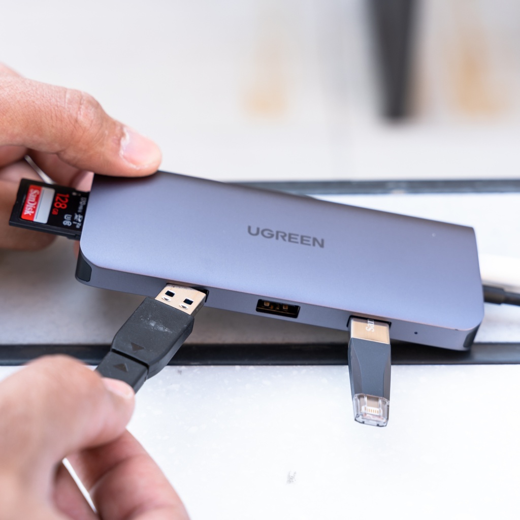 Ugreen 9-in-1 HDMI Ethernet USB C Hub