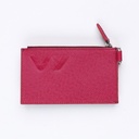 Kavy Necklace Leather Wallet (Maroon)