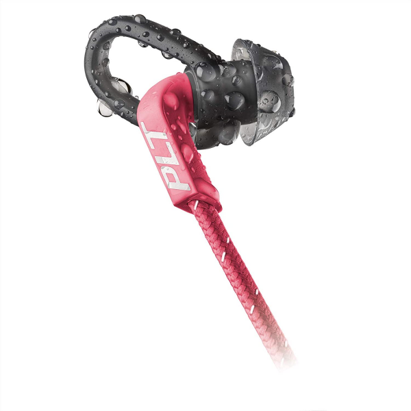 Plantronics BackBeat FIT 300 Sweatproof Sport Wireless Earbuds (Grey/Coral)