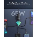RAVPower PD Pioneer 65W 4-Port Wall Charger (Black)