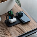 Zens Aluminum Dual Charger & Watch 10W