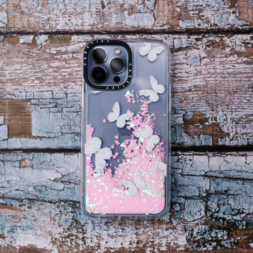 Casetify Impact Case for iPhone 13 Pro (Glitter Butter Cinderella)