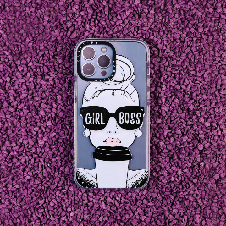Casetify Impact Case-Magsafe for iPhone 13 Pro (Girl Boss)