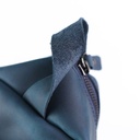 Kavy Leather Pouch Bag (Blue)