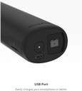 Mophie Powerstation Go Rugged Flashlight (Black)