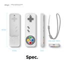 Elago R4 Retro Case for Apple TV Siri Remote with Lanyard (Grey)