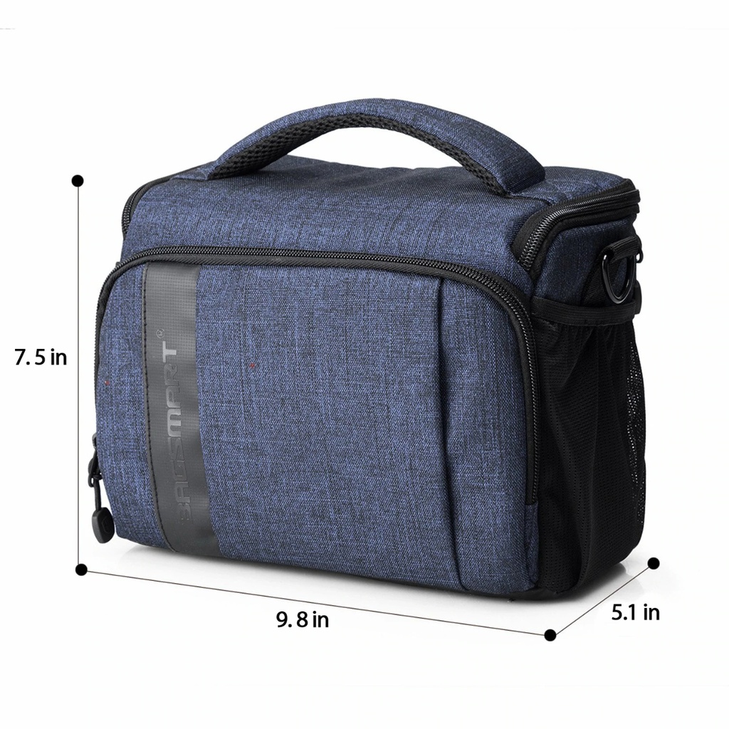 Bagsmart Montreal Camera Shoulder Bag (Navy)