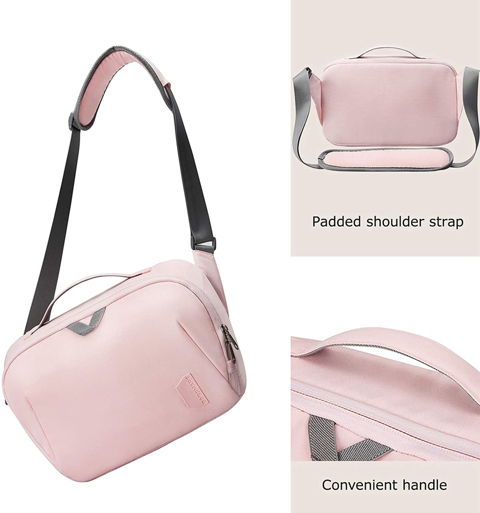Bagsmart Camera Sling/Crossbody Bag (Pink)