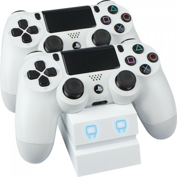 Venom Twin Charge Docking Station PS4 (White)