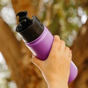 Fifty Fifty Vacuum Insulated Bottle Flip Lid 591ML (Royal Purple)