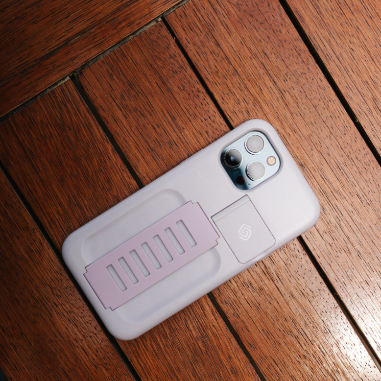 Grip2u Boost Case with Kickstand for iPhone 12 Pro Max (Lilac)