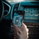 Clutchit Worlds First Anywhere Magnetic Car Phone Mount (Rose Gold)