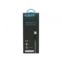 Kavy Woven 2.4A USB Data Lightning Cable 1.2m